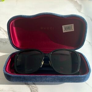 Authentic Gucci Black Sunglasses GG0371 Made In Italy